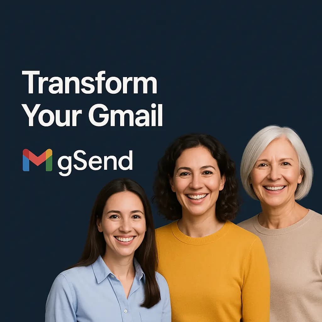 gSend Application Screenshot