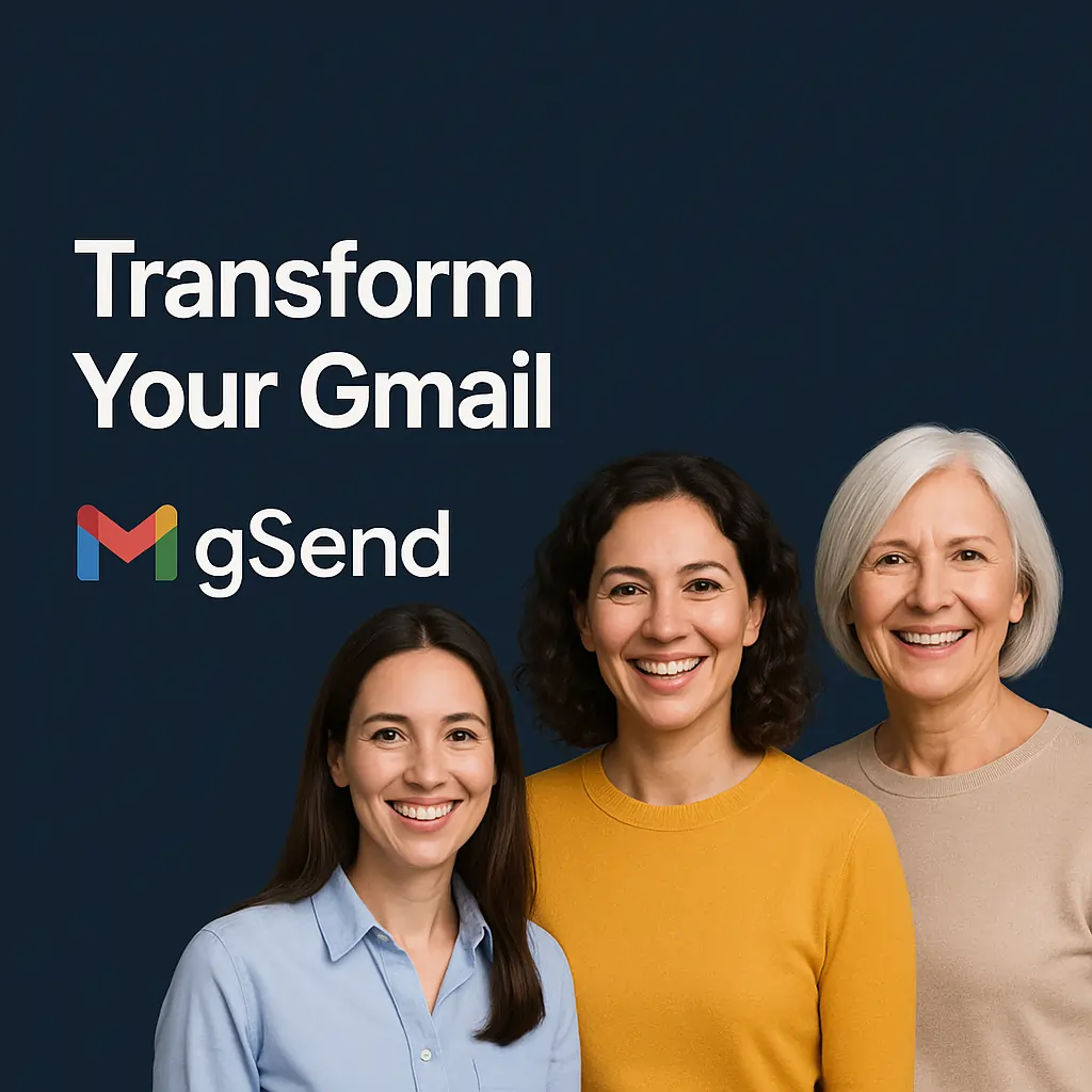 gSend Application Screenshot